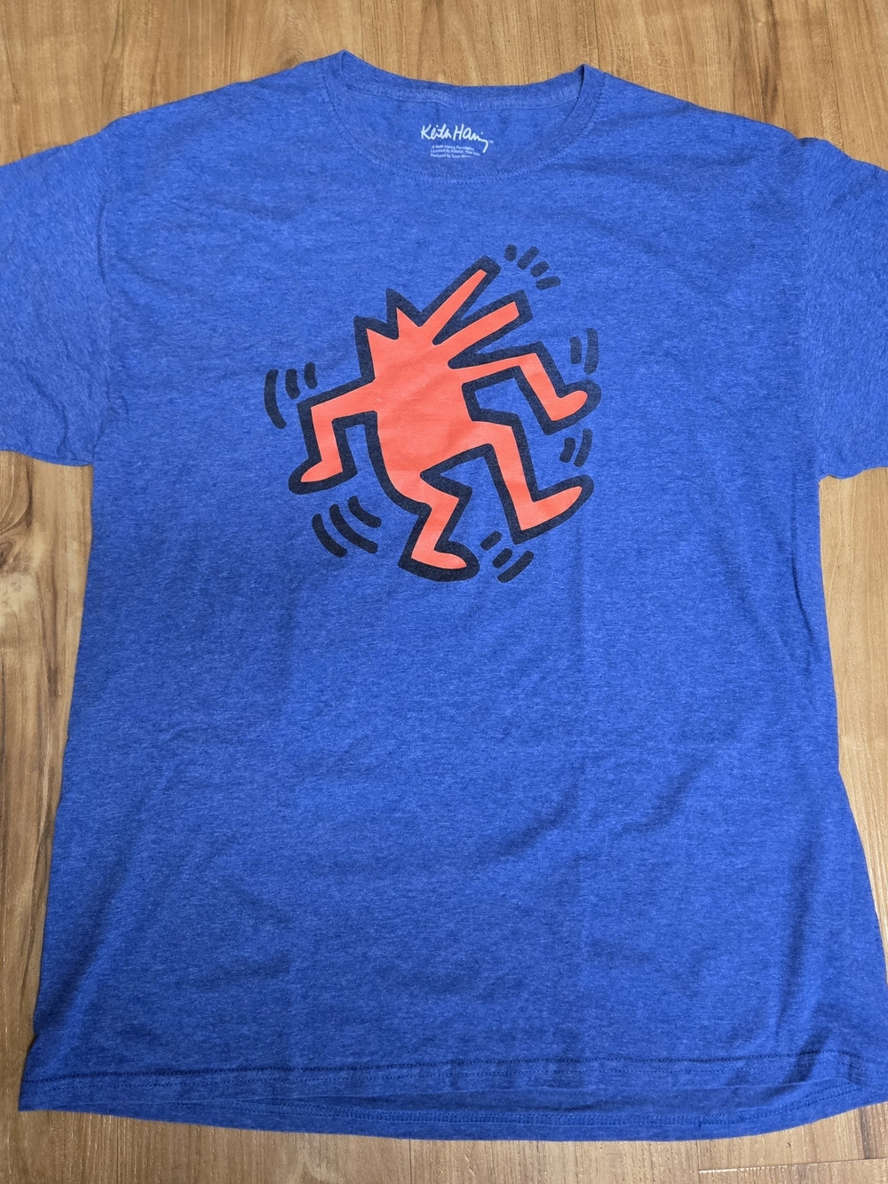 Keith Haring "Red Dog" Graphic Tee with Red Icon